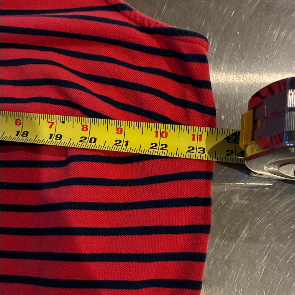 Talbots Nautical Dress Women’s 2X Sleeveless Vintage Dress Red Navy Striped Tank - Picture 5 of 9